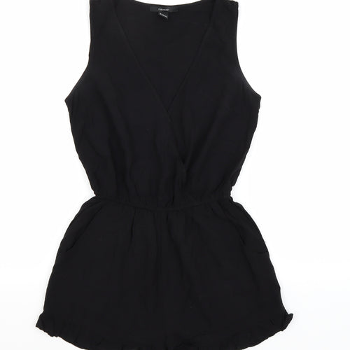 FOREVER 21 Womens Black  Rayon Playsuit One-Piece Size S  - Wrap
