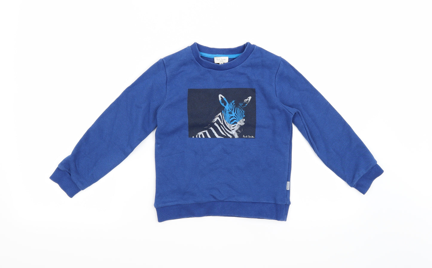 Paul Smith Boys Blue   Pullover Jumper Size 5 Years  - Zebra