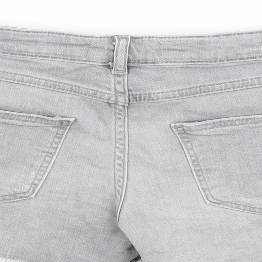 Zara Girls Grey   Boyfriend Shorts Size 10 Years