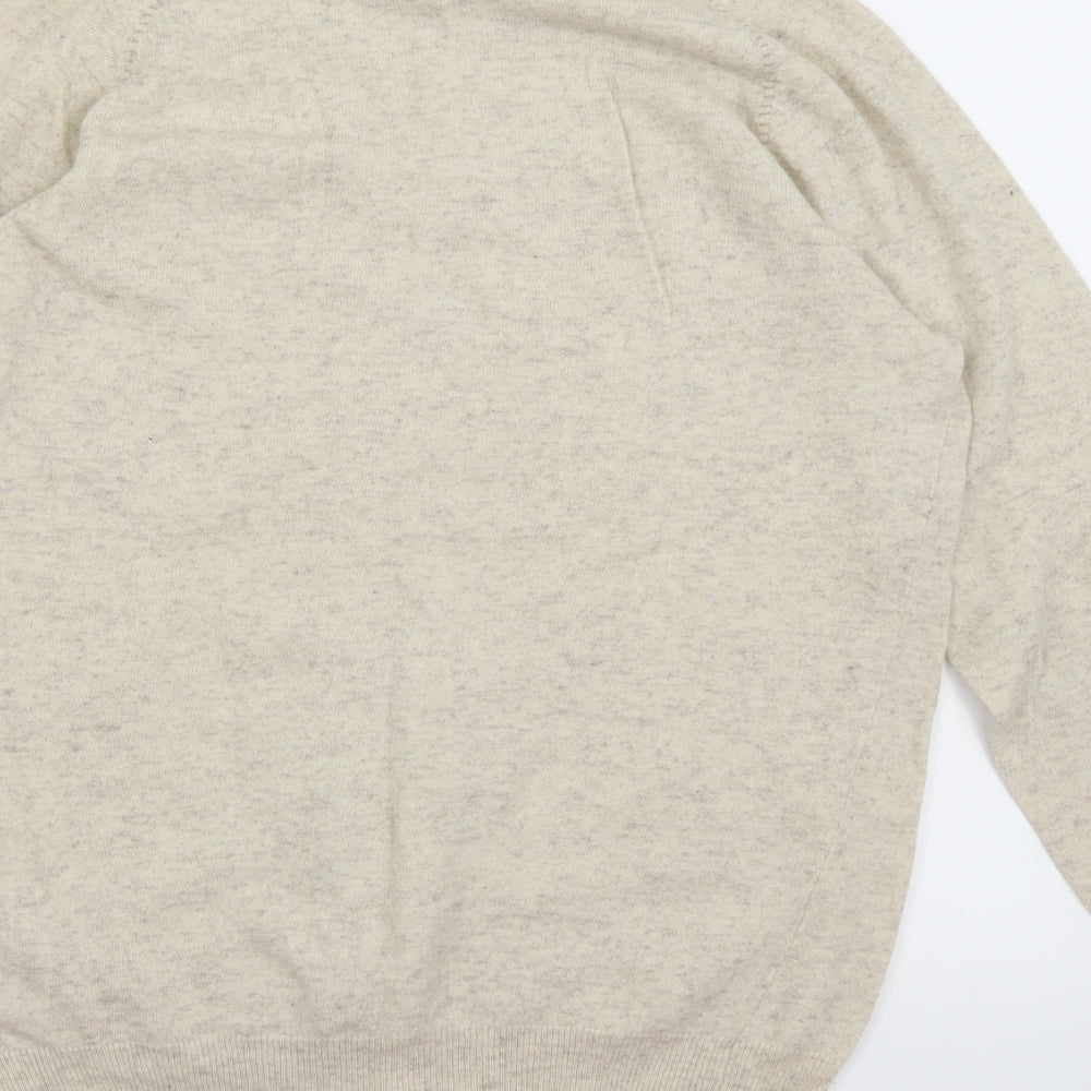 Boys of Europe Mens Beige  Knit Pullover Jumper Size M