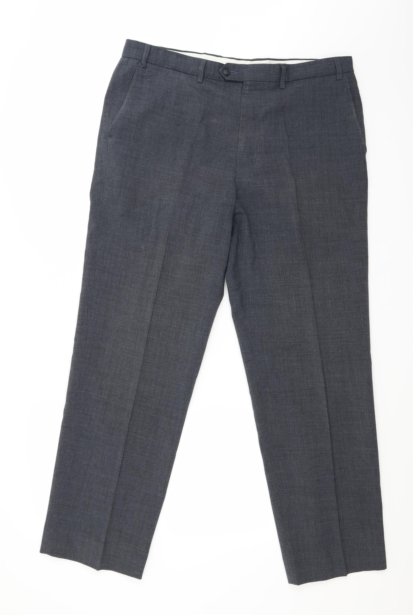 Marks and Spencer Mens Grey   Trousers  Size 37 in L31 in