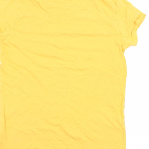 Bluezoo Boys Yellow Geometric  Basic T-Shirt Size 13-14 Years  - Music