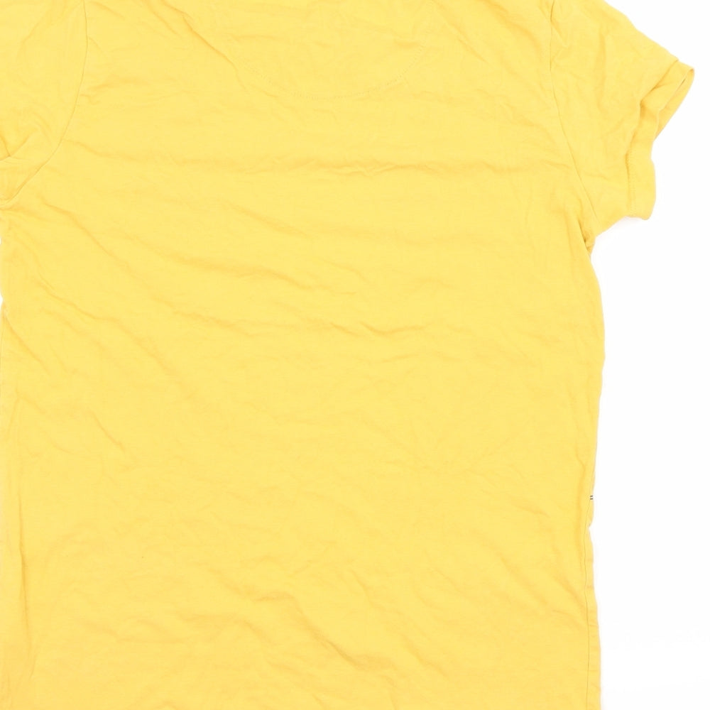 Bluezoo Boys Yellow Geometric  Basic T-Shirt Size 13-14 Years  - Music