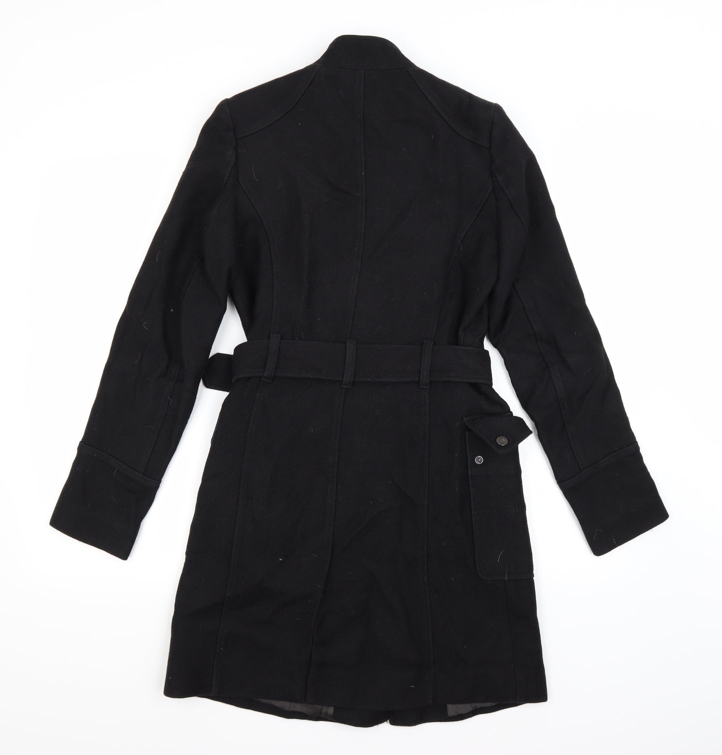 Comptoir des Cotonniers Mens Black   Pea Coat Coat Size 36