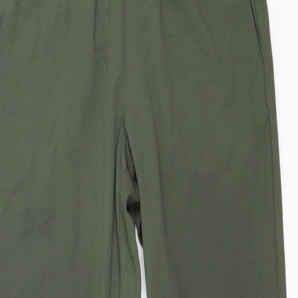 H&M Womens Green   Carpenter Trousers Size 8 L25.5 in
