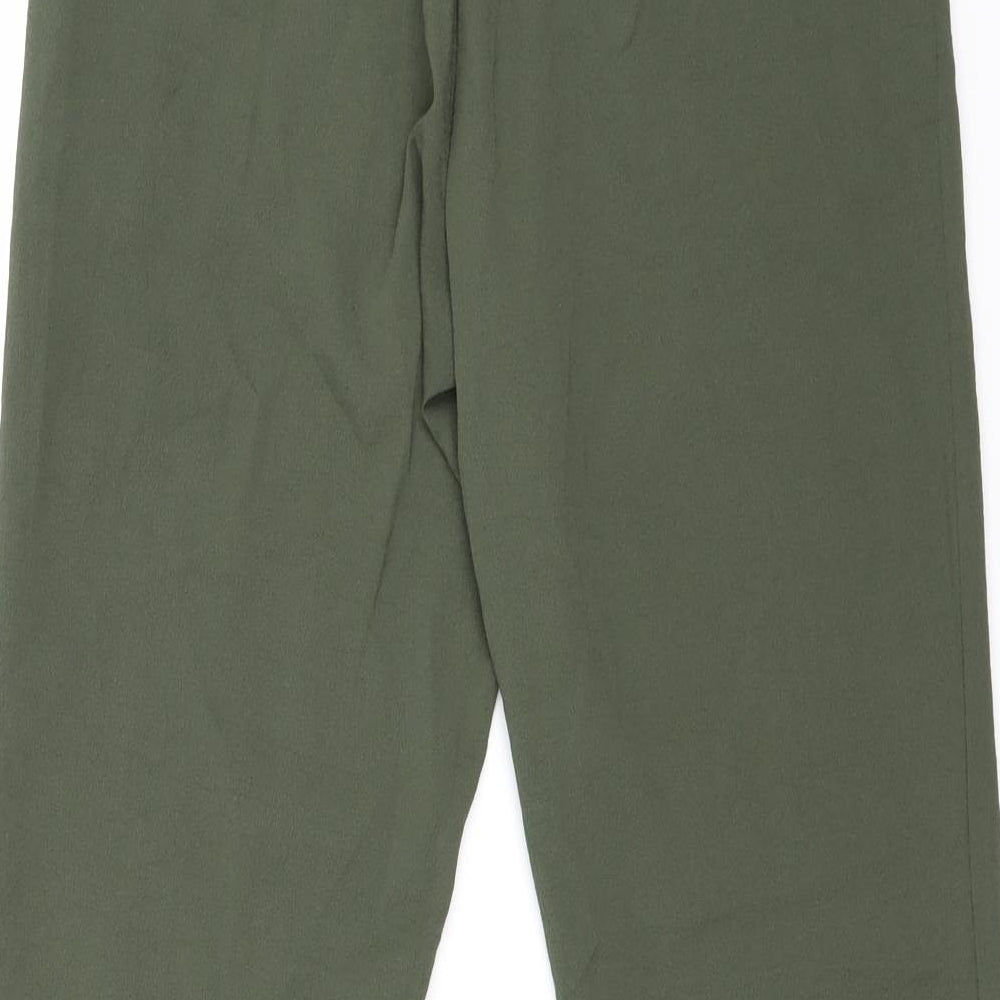 H&M Womens Green   Carpenter Trousers Size 8 L25.5 in
