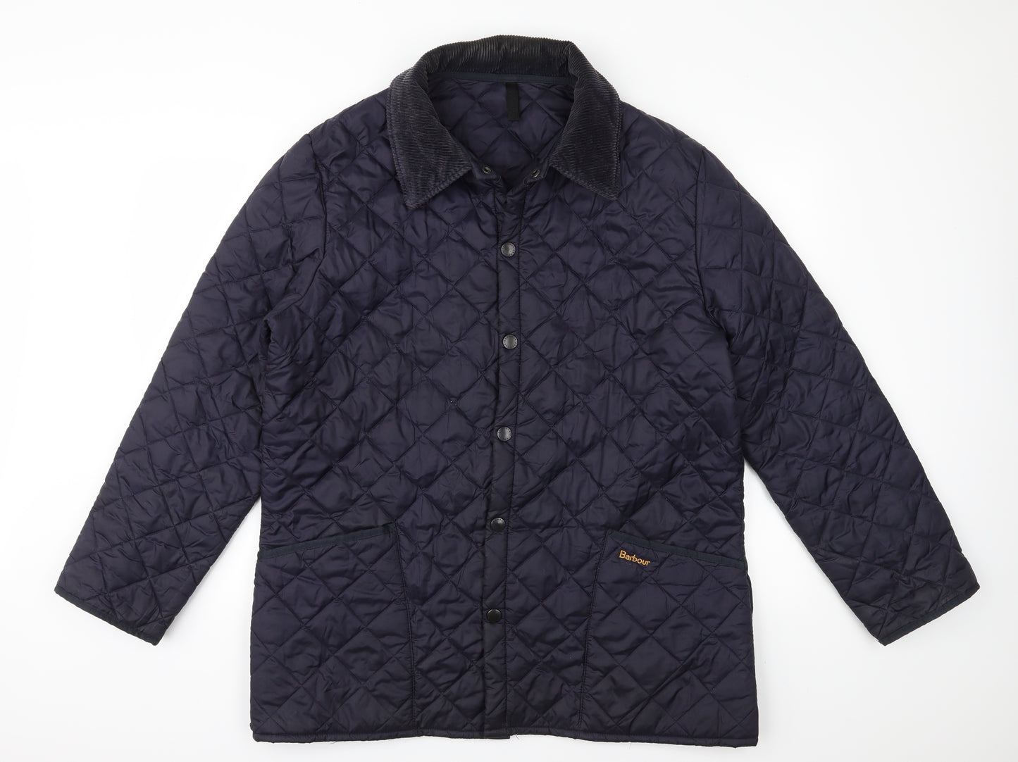 Barbour Mens Blue   Quilted Jacket Size L