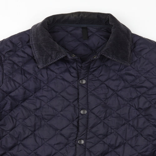 Barbour Mens Blue   Quilted Jacket Size L