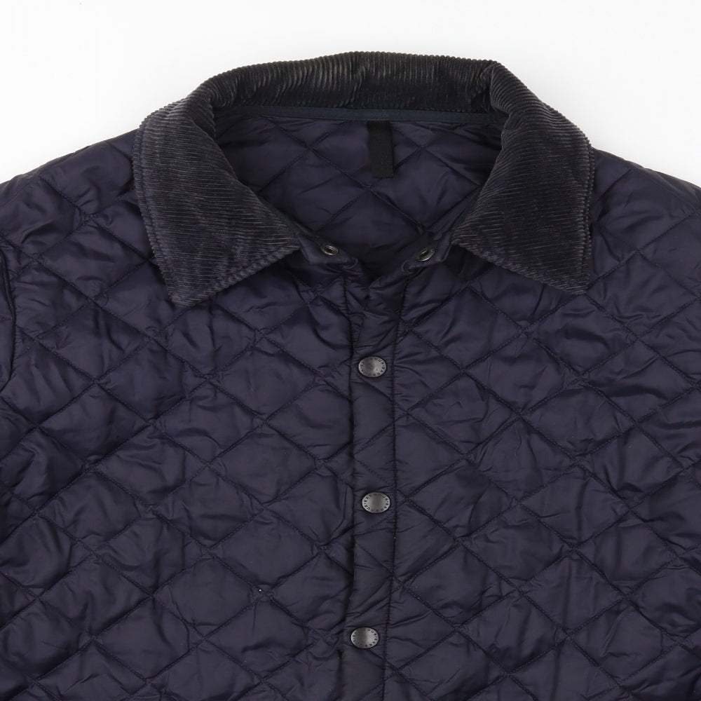 Barbour Mens Blue   Quilted Jacket Size L