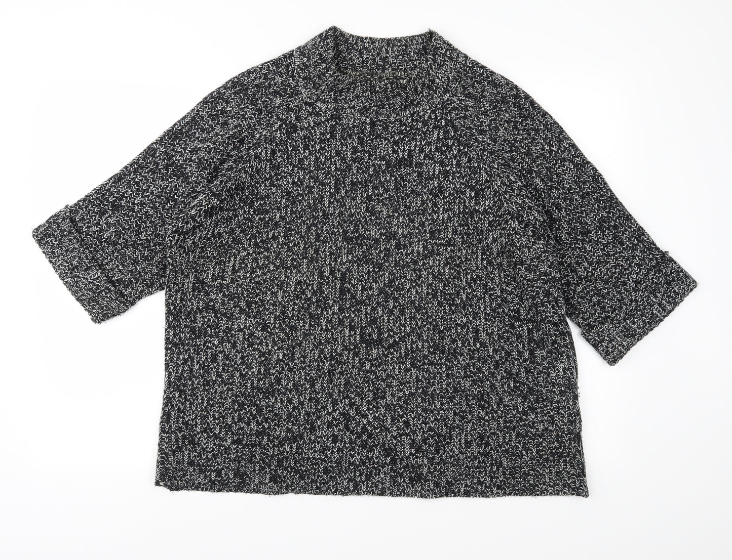 F&F Womens Black  Knit Pullover Jumper Size 18
