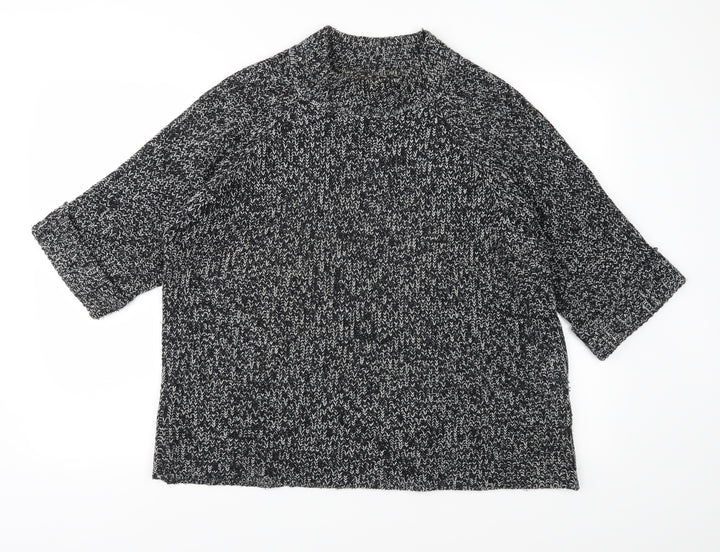 F&F Womens Black  Knit Pullover Jumper Size 18