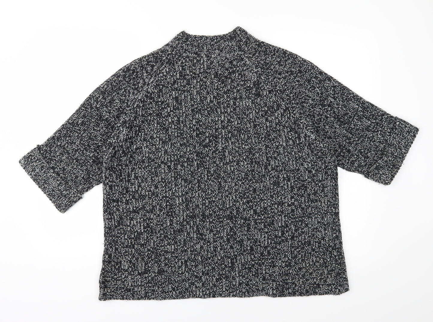 F&F Womens Black  Knit Pullover Jumper Size 18