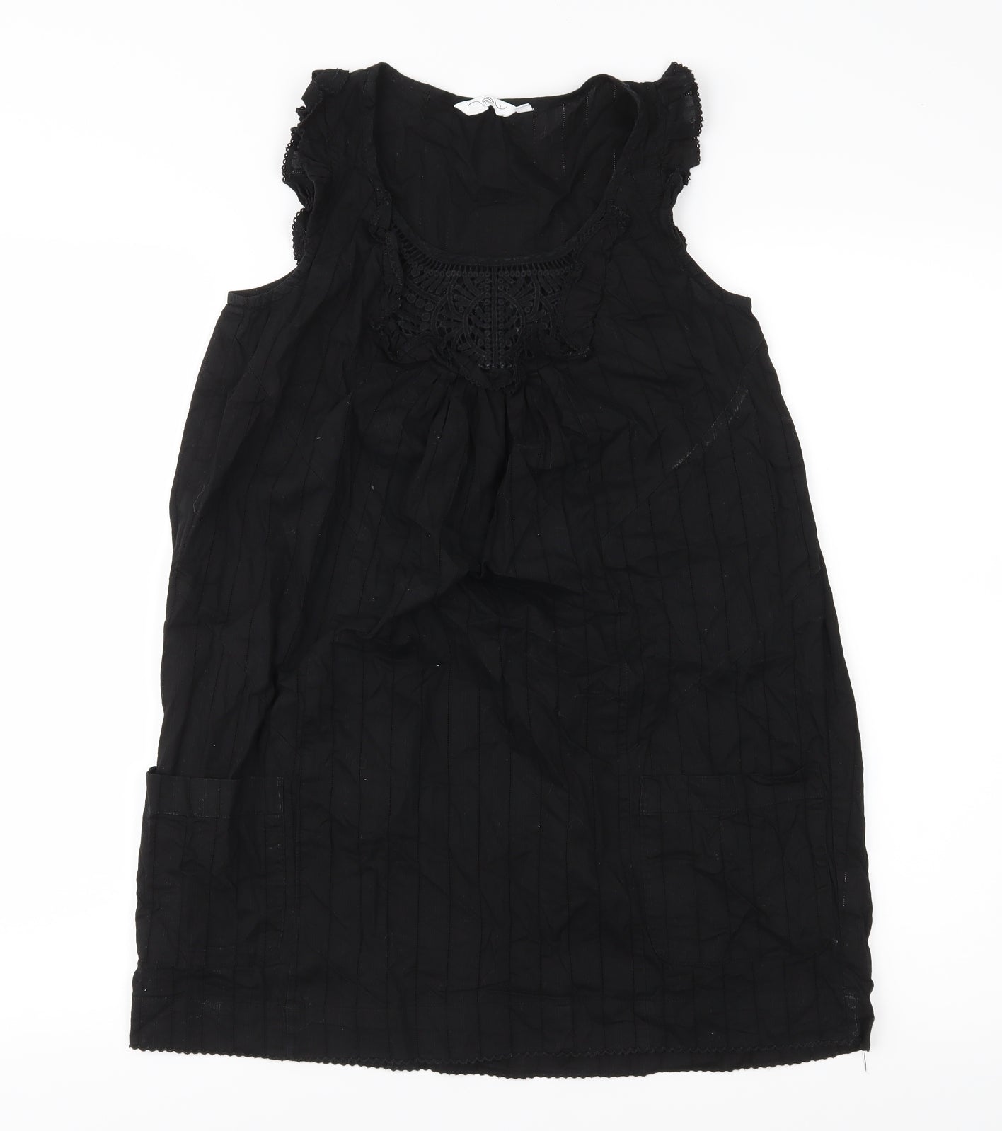 New Look Womens Black   Basic Blouse Size 8