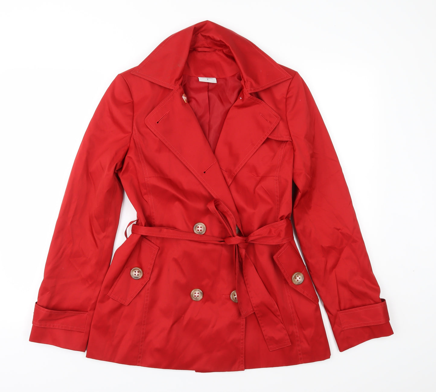 Ethel Austin Womens Red   Rain Coat Jacket Size 8