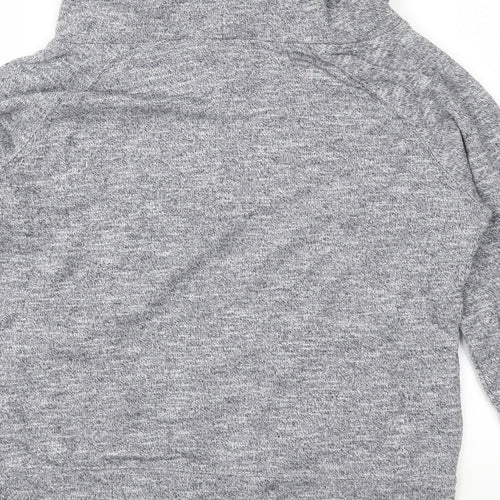 New Look Womens Grey  Jersey Pullover Sweatshirt Size S