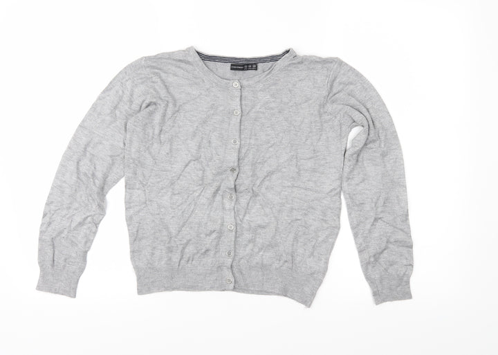 Atmosphere Womens Grey Knit Cardigan Jumper Size 12