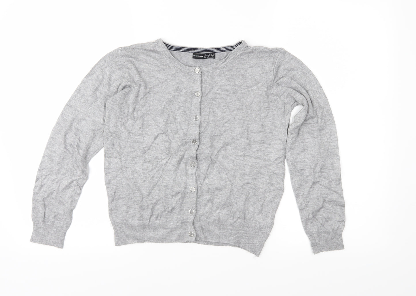 Atmosphere Womens Grey  Knit Cardigan Jumper Size 12