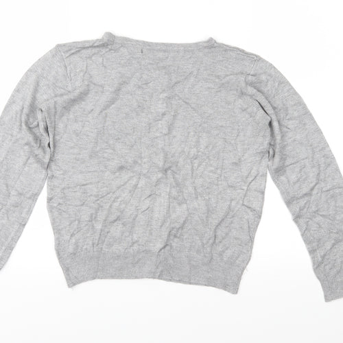 Atmosphere Womens Grey  Knit Cardigan Jumper Size 12