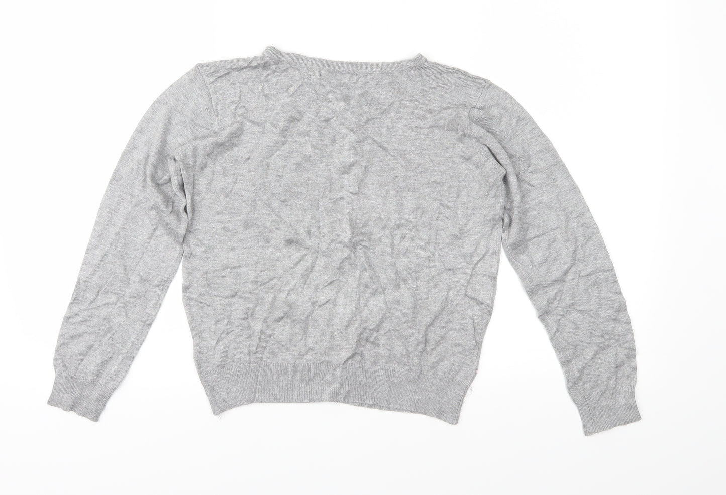 Atmosphere Womens Grey  Knit Cardigan Jumper Size 12