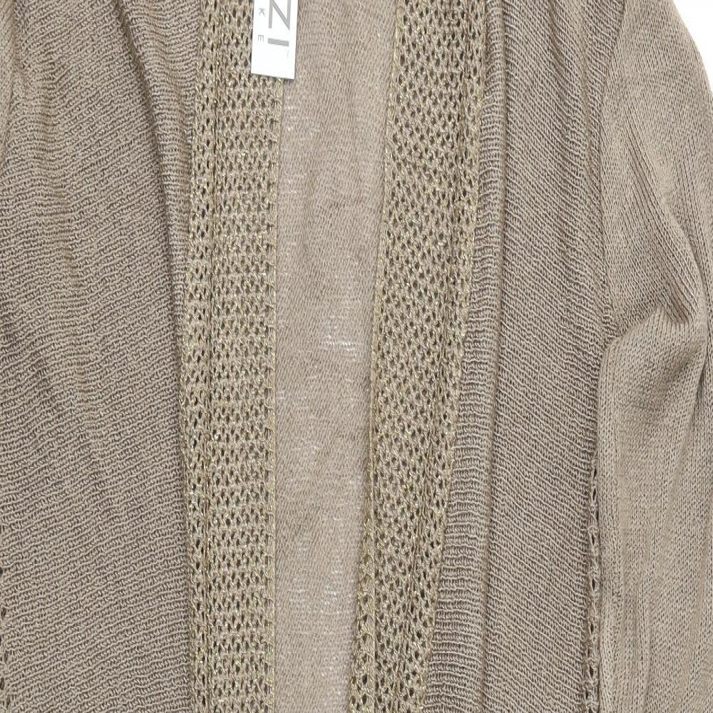 Lizzi Clarke Womens Brown  Knit Cardigan Jumper Size M  - Long