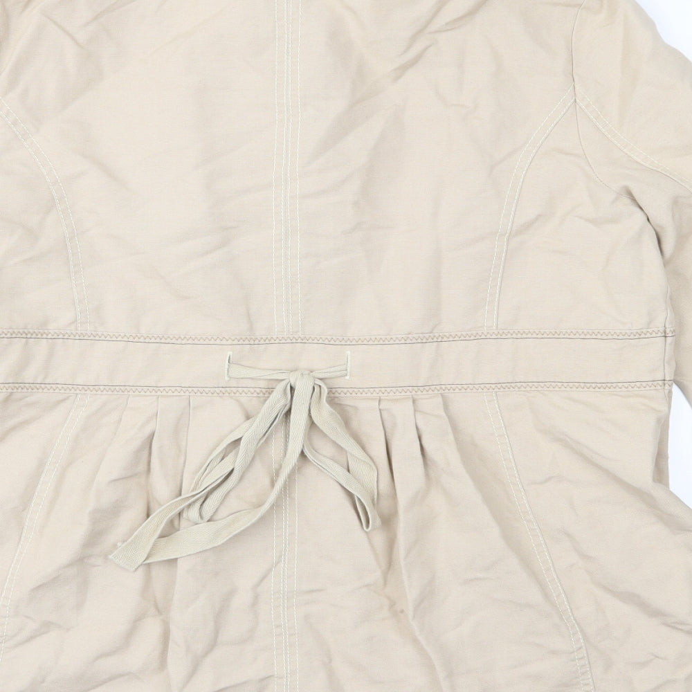 NEXT Womens Beige   Jacket Coat Size 16