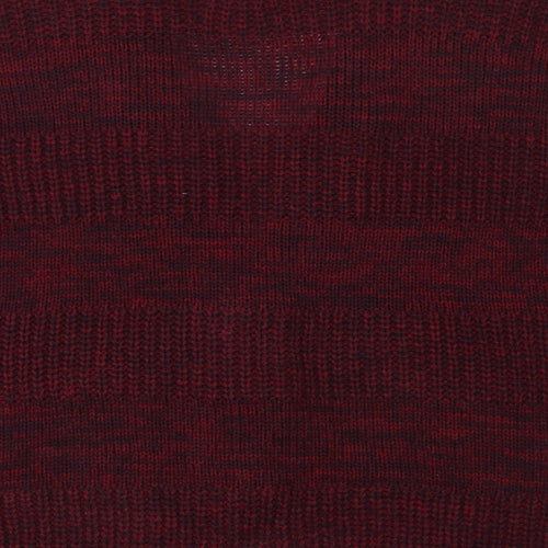 Papaya Womens Red  Knit Cardigan Jumper Size M