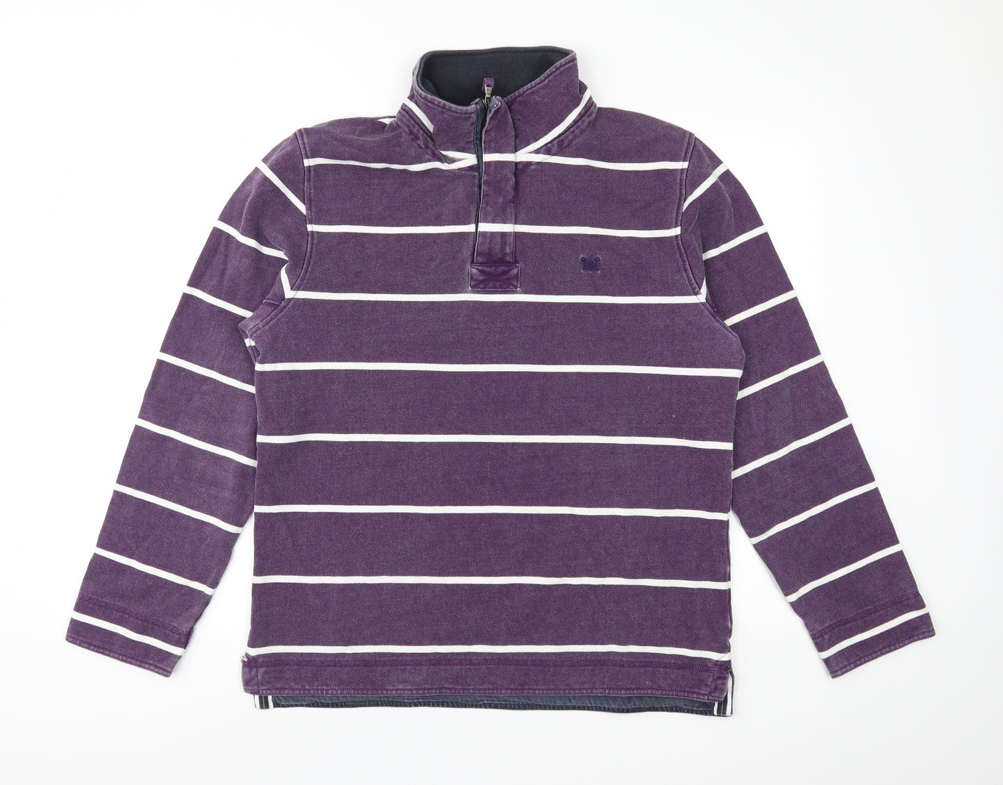 Crew Clothing Mens Purple Striped  Jacket  Size L