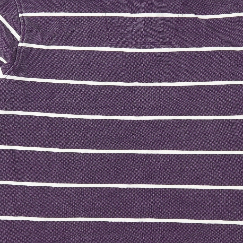 Crew Clothing Mens Purple Striped  Jacket  Size L