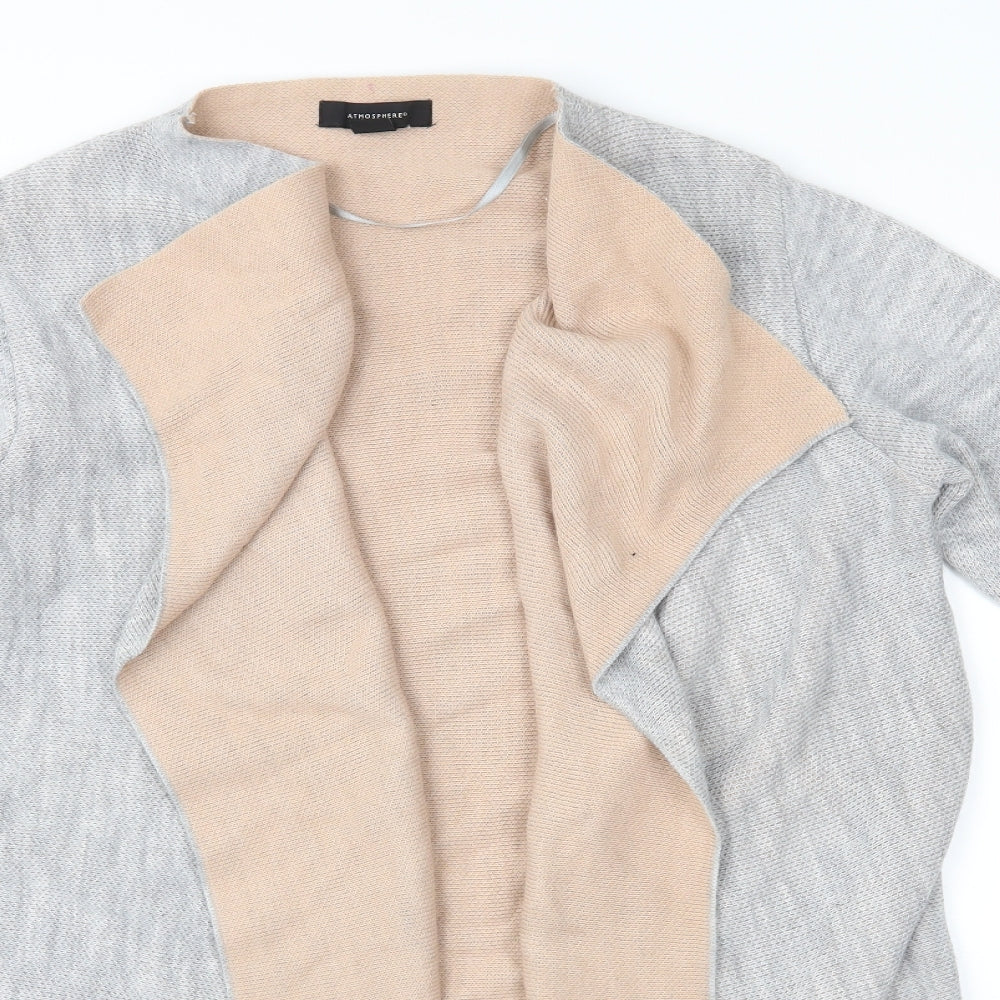 Atmosphere Womens Grey  Knit Cardigan Jumper Size M