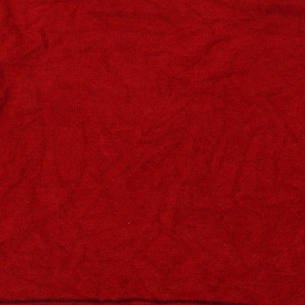 Damart Womens Red  Knit Pullover Jumper Size 14