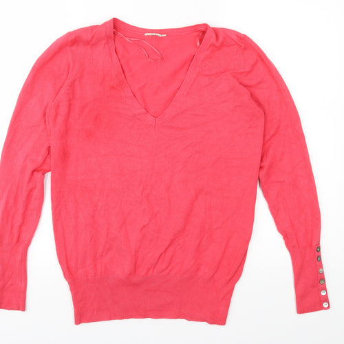 Matalan Womens Pink  Knit Pullover Jumper Size 14