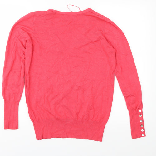 Matalan Womens Pink  Knit Pullover Jumper Size 14