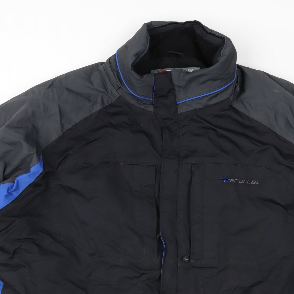 Parallel Mens Black   Jacket Coat Size XL