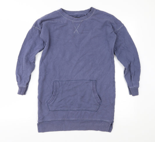 NEXT Womens Blue  Jersey Pullover Sweatshirt Size 6