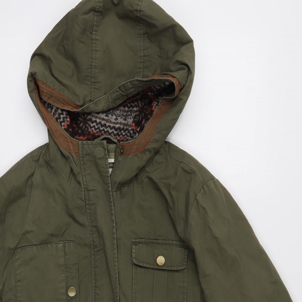 New Look Womens Green   Parka Coat Size 16