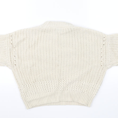 Topshop Womens Ivory   Pullover Jumper Size XS