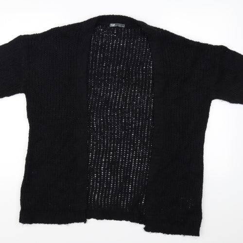 TQF Womens Black   Cardigan Jumper Size M
