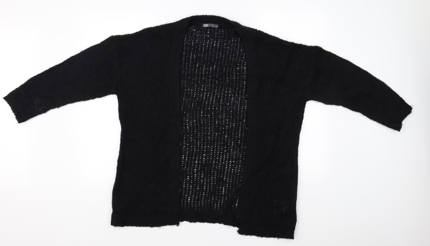 TQF Womens Black   Cardigan Jumper Size M