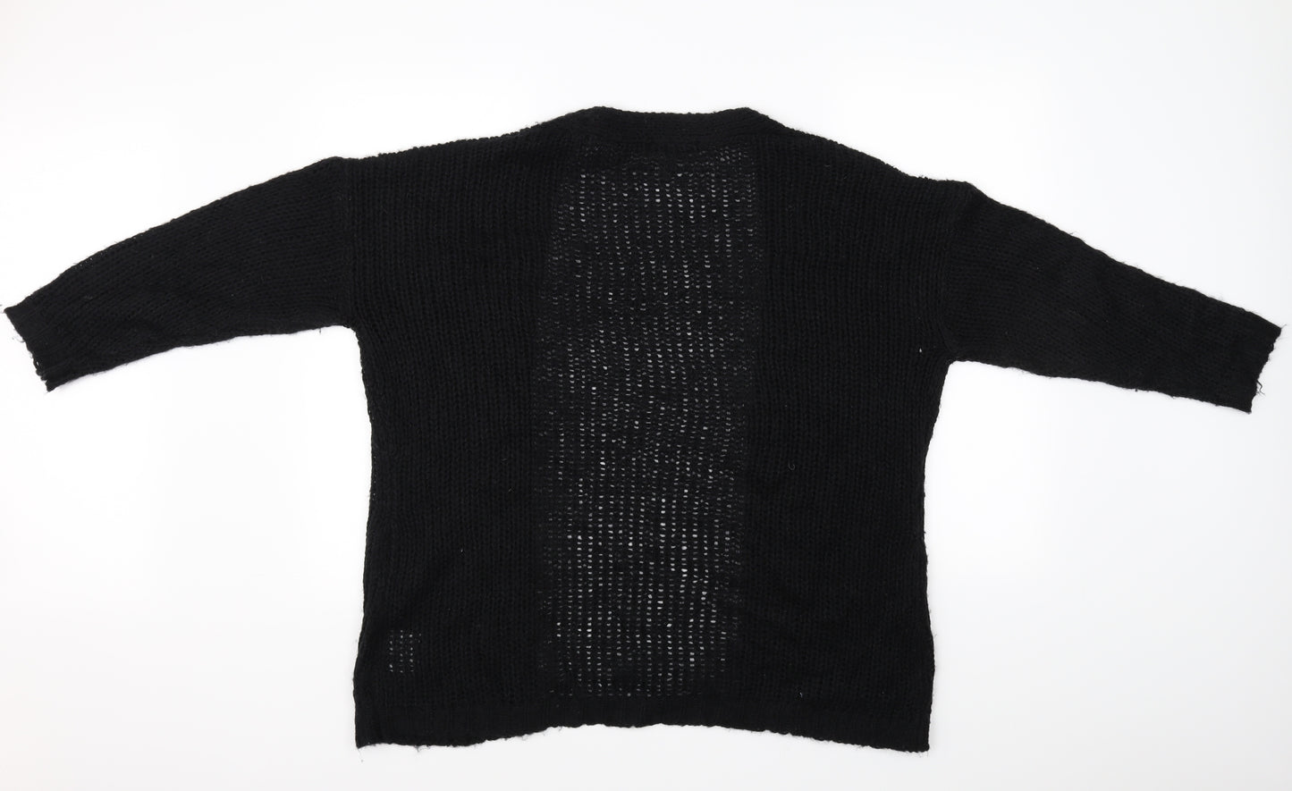 TQF Womens Black   Cardigan Jumper Size M