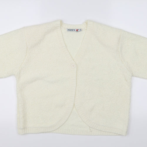 Poppy Womens Ivory   Cardigan Jumper Size 18