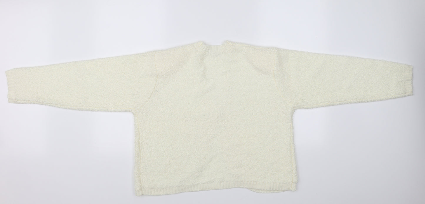 Poppy Womens Ivory   Cardigan Jumper Size 18
