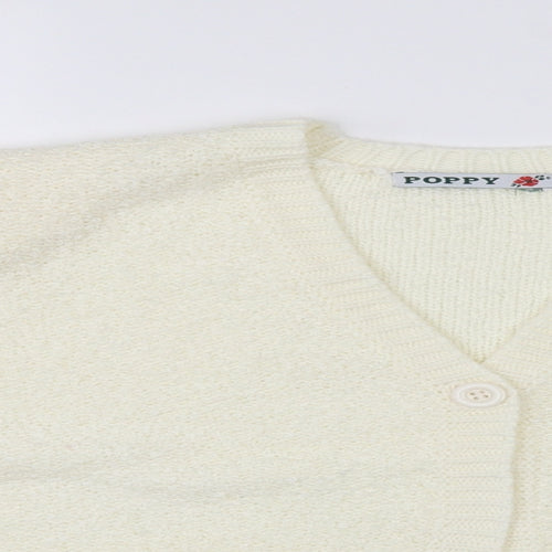 Poppy Womens Ivory   Cardigan Jumper Size 18