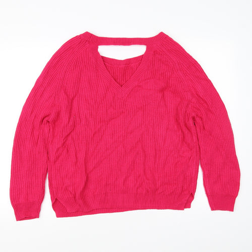 George Womens Orange   Pullover Jumper Size 14