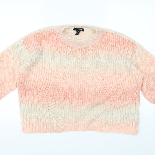New Look Womens Pink   Pullover Jumper Size M