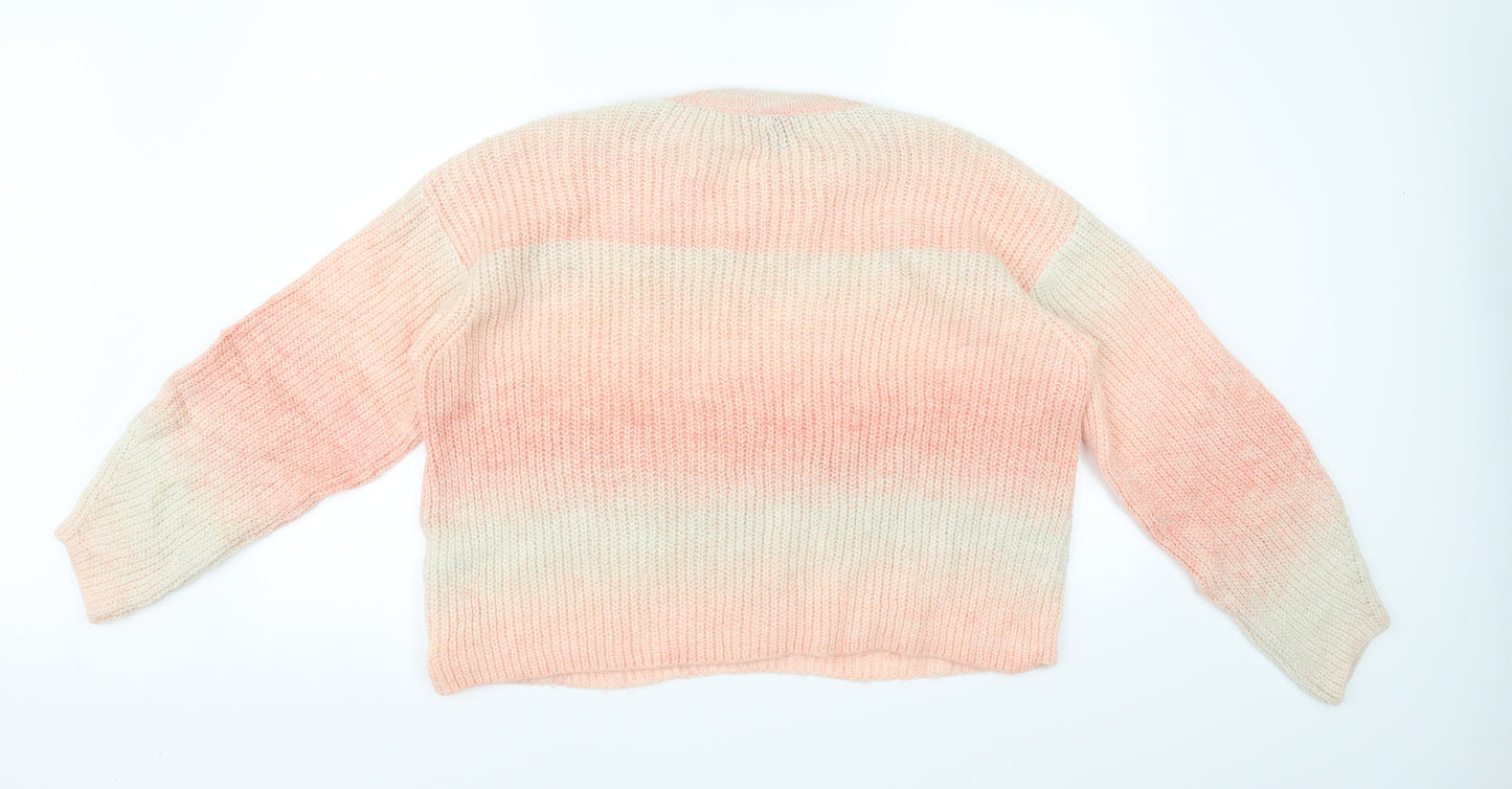 New Look Womens Pink   Pullover Jumper Size M