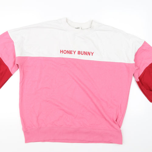 Misguided  Womens Pink   Pullover Jumper Size 10