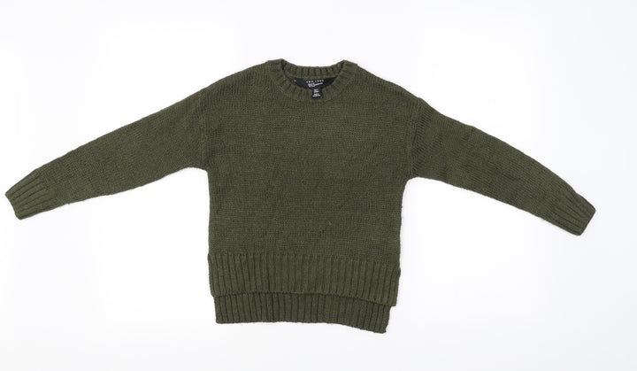 New Look Girls Green Pullover Jumper Size 9 Years