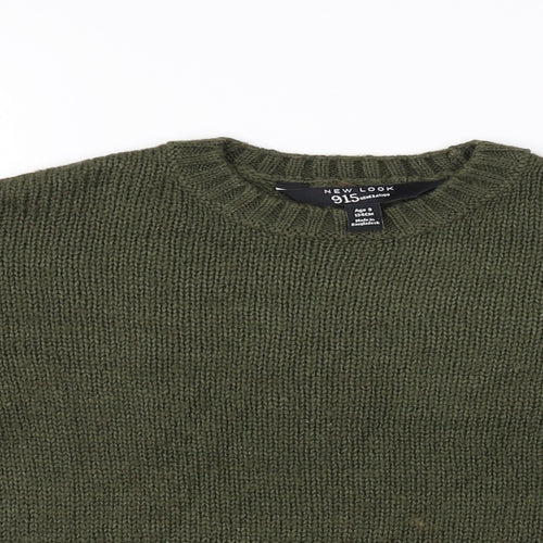 New Look Girls Green   Pullover Jumper Size 9 Years
