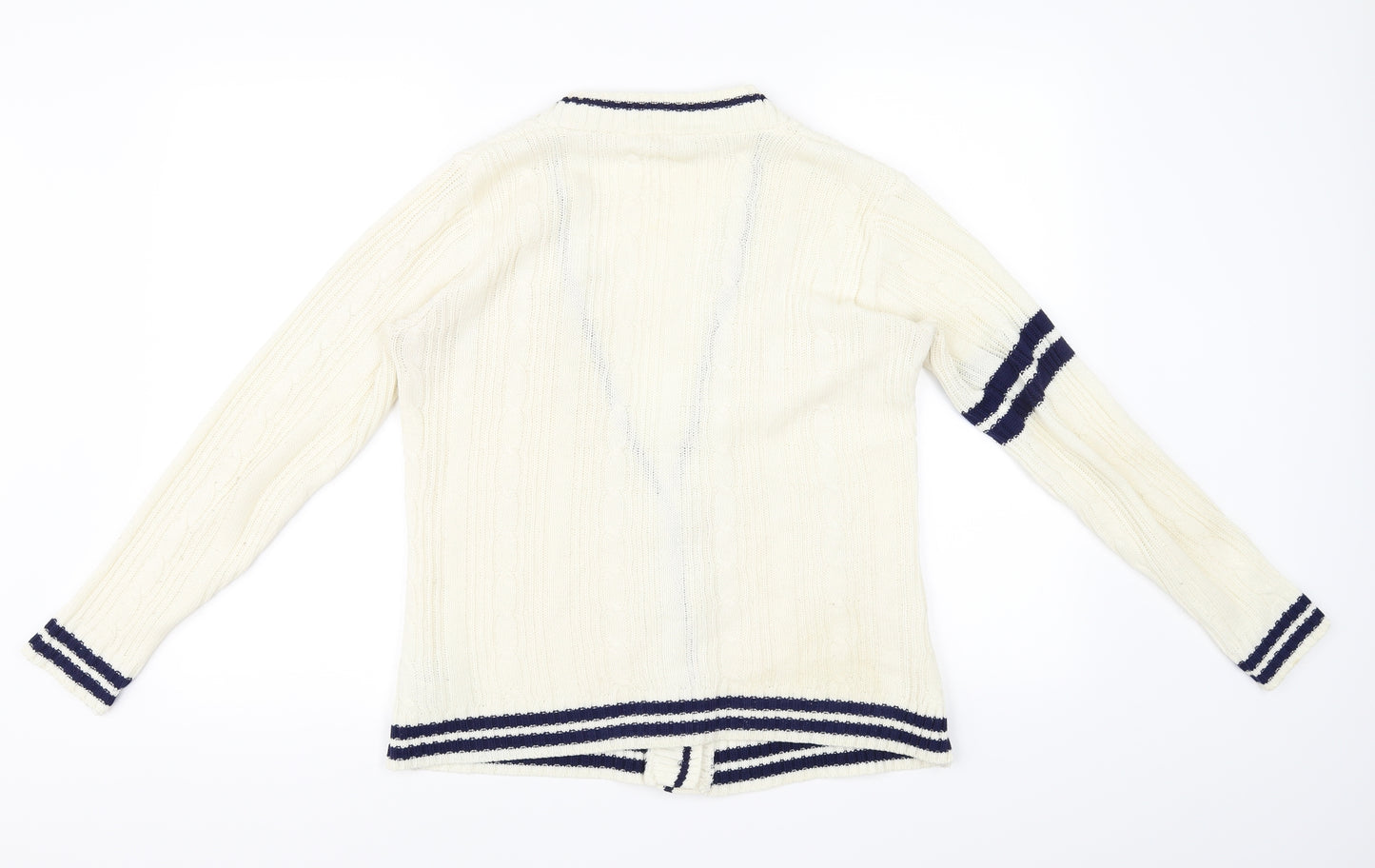 New Look Womens White   Cardigan Jumper Size 12
