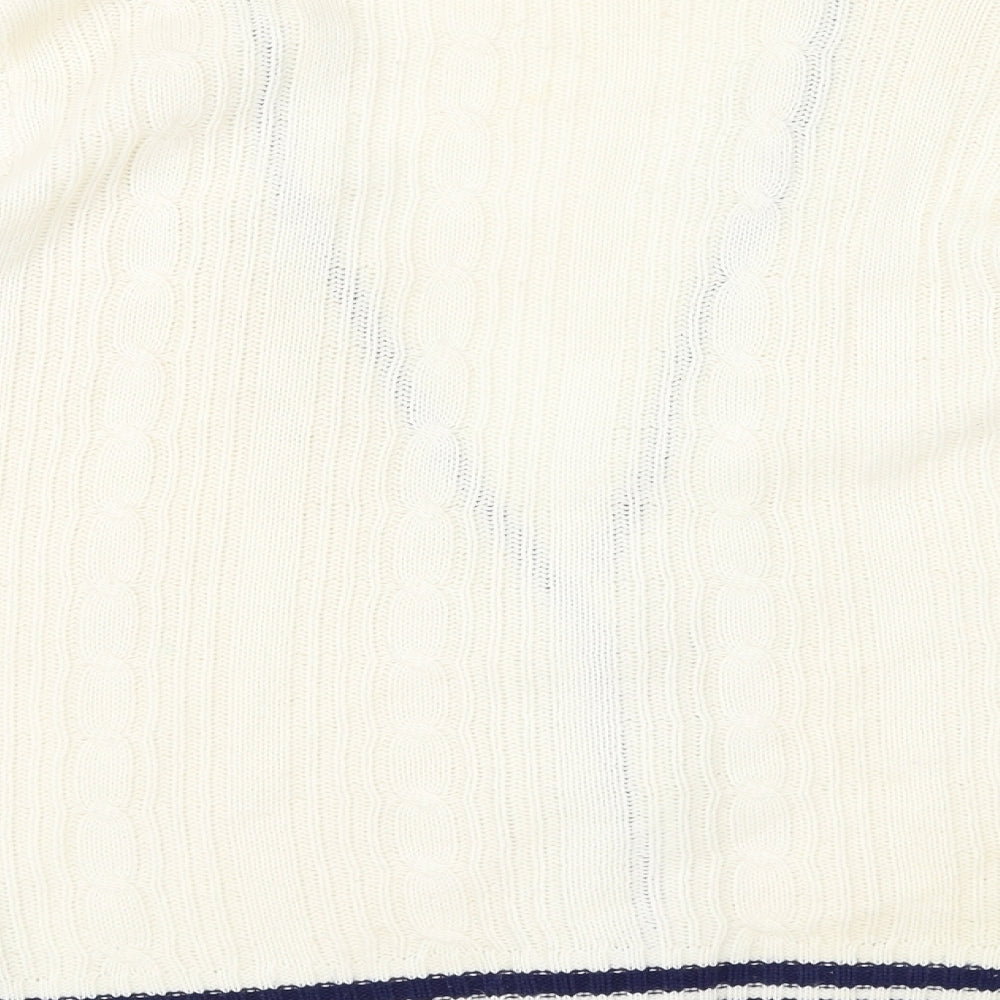 New Look Womens White   Cardigan Jumper Size 12